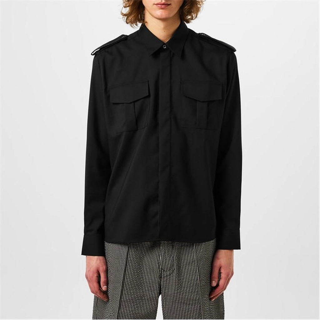 AMI Paris Military Shirt - Black
